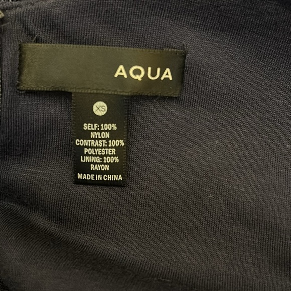 Aqua Cocktail Lace Dress l SIZE XS - Picture 4 of 4